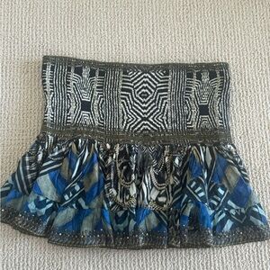Camilla Silk Mini Skirt